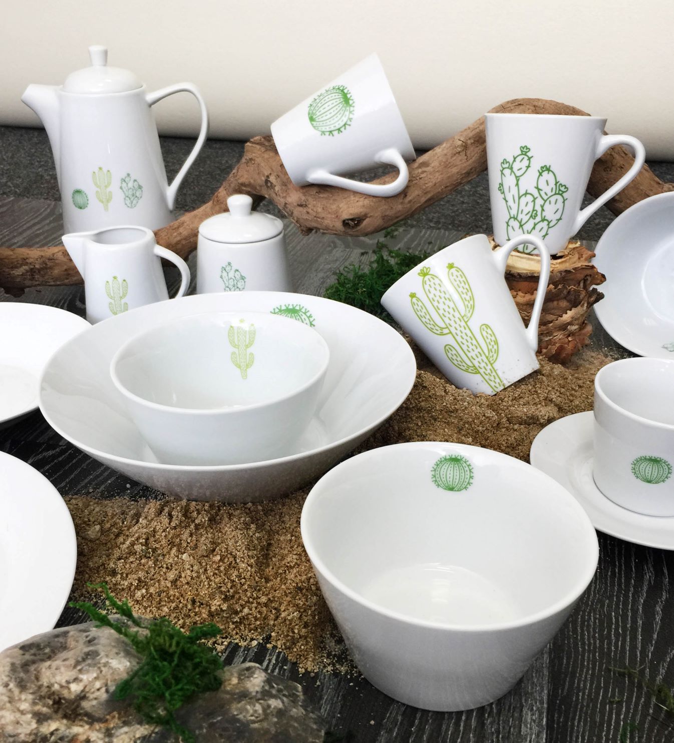 Kolekce porcelánu Kaktus od by inspire